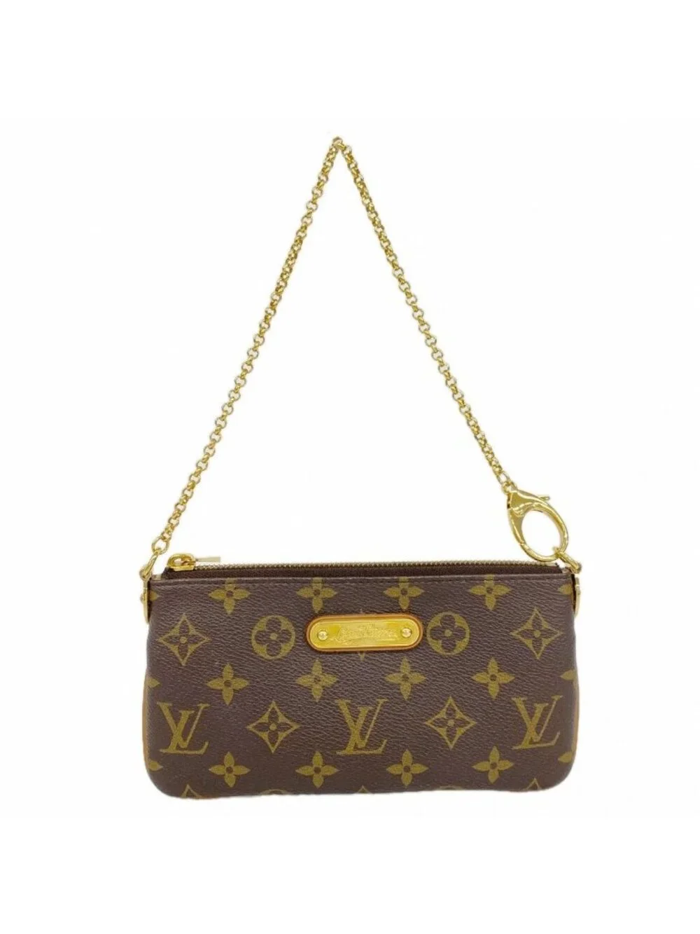 Louis Vuitton Pouch Monogram Pochette Mila MM Brown