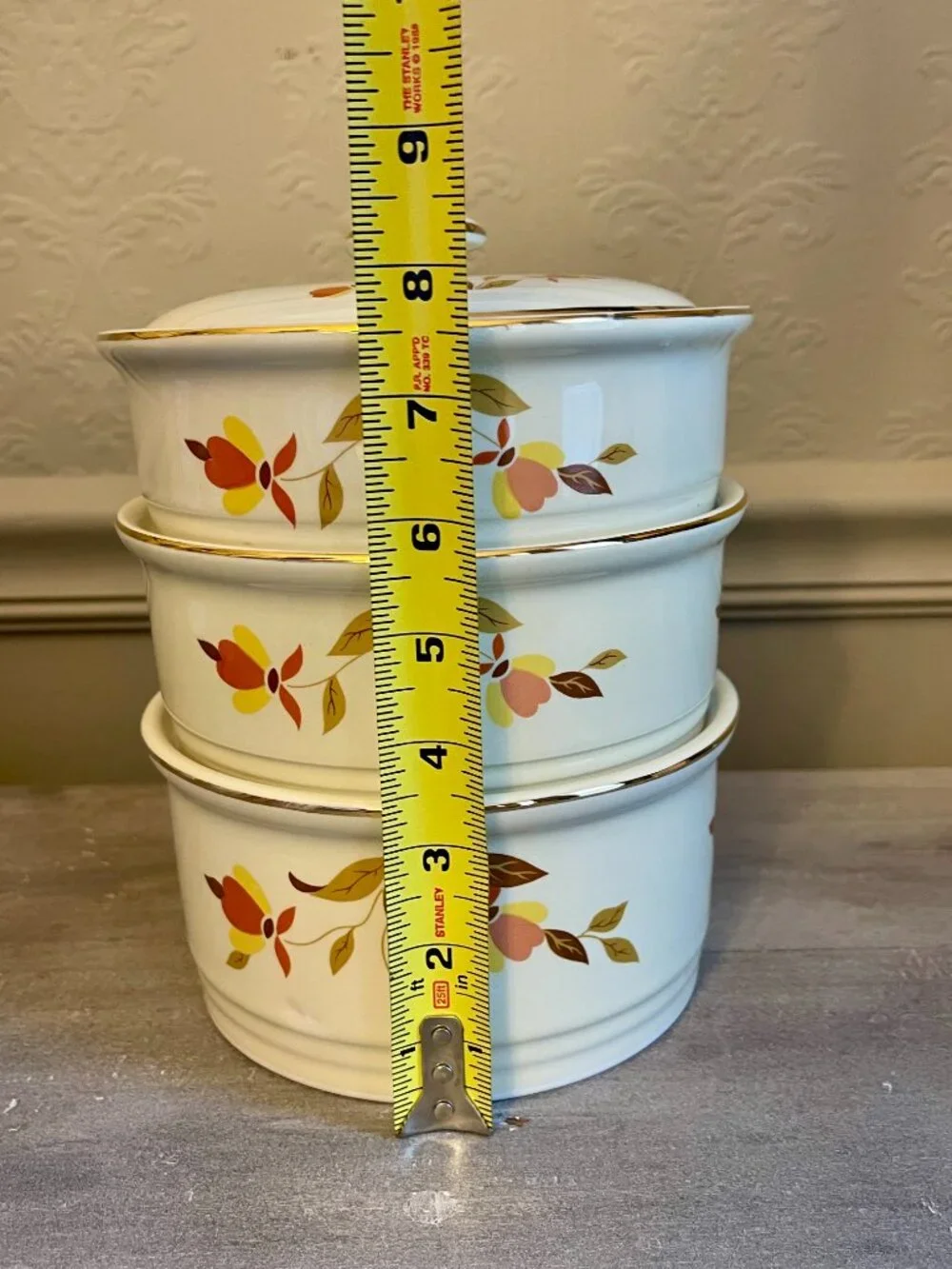 Vintage Hall’s Jewel Tea Autumn Leaf 