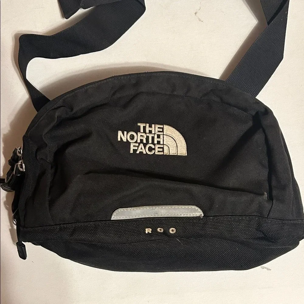 The North Face Black and Gray Belt Bag