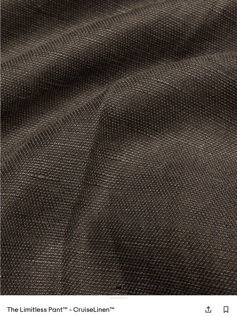 Aritzia Brown Linen Set: Vest and Limitless Dark Brown Trousers
