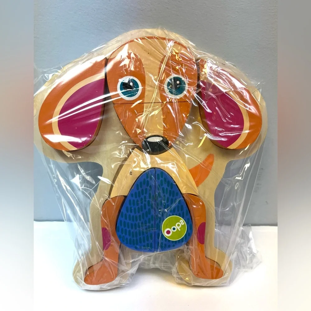 Oops- Dog puzzle ,‎ Wood, multi color, Pre-Owned