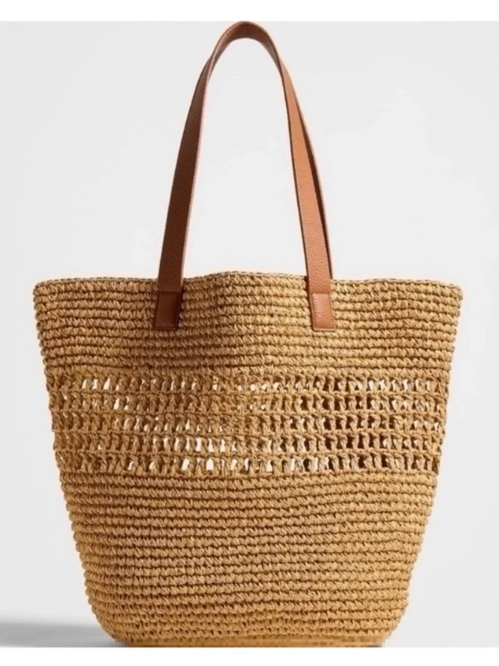 🆕- Banana Republic-Handwoven Summer Tote Bag