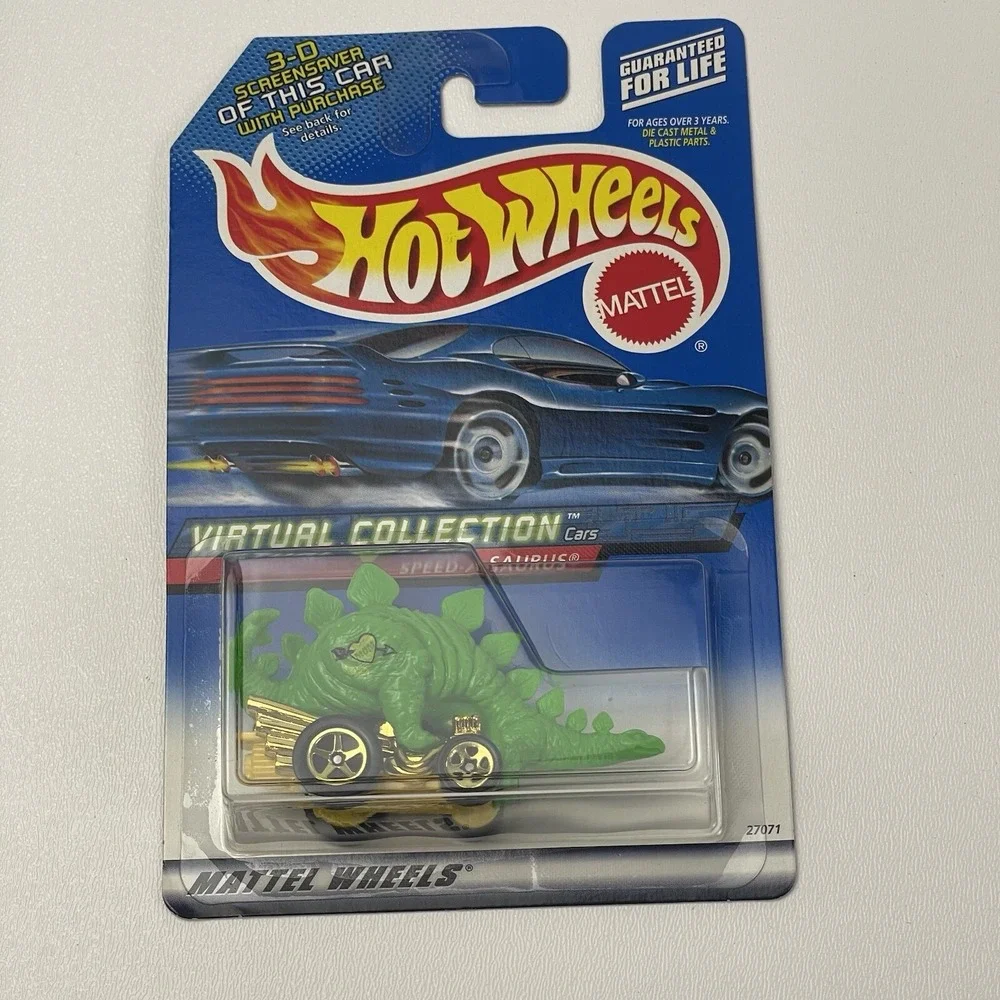 Mattel Hot Wheels Virtual Collection Speed A Saurus 2000 Green