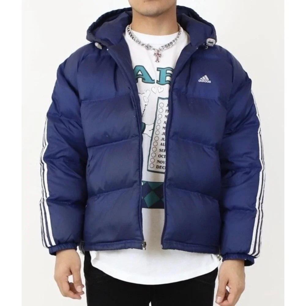Extremely Rare Vintage Adidas Down Jacket Men's Size Small (See‎ Measurements)