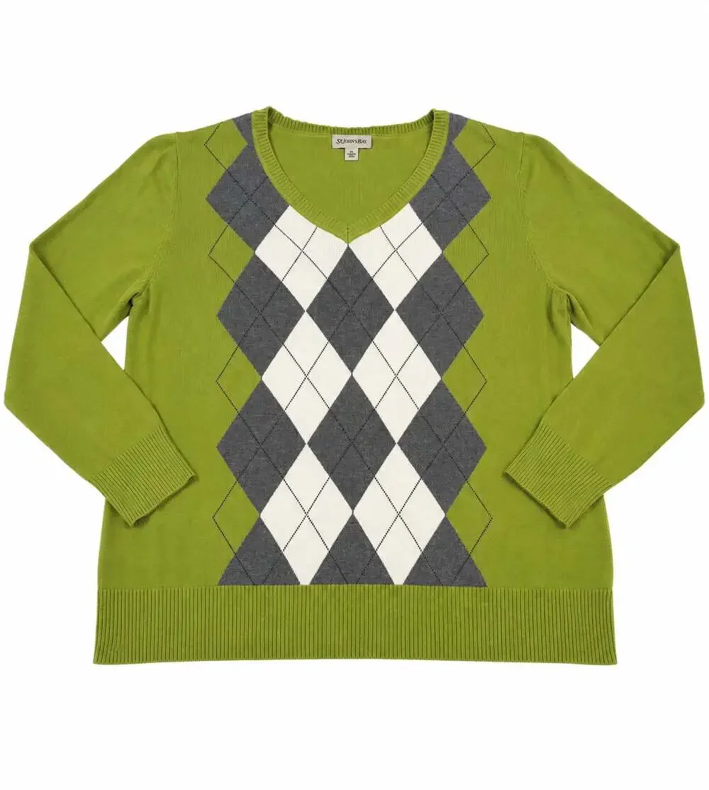 Vintage St. john's Bay pullover 100% Cotton Cottage Core Size XL