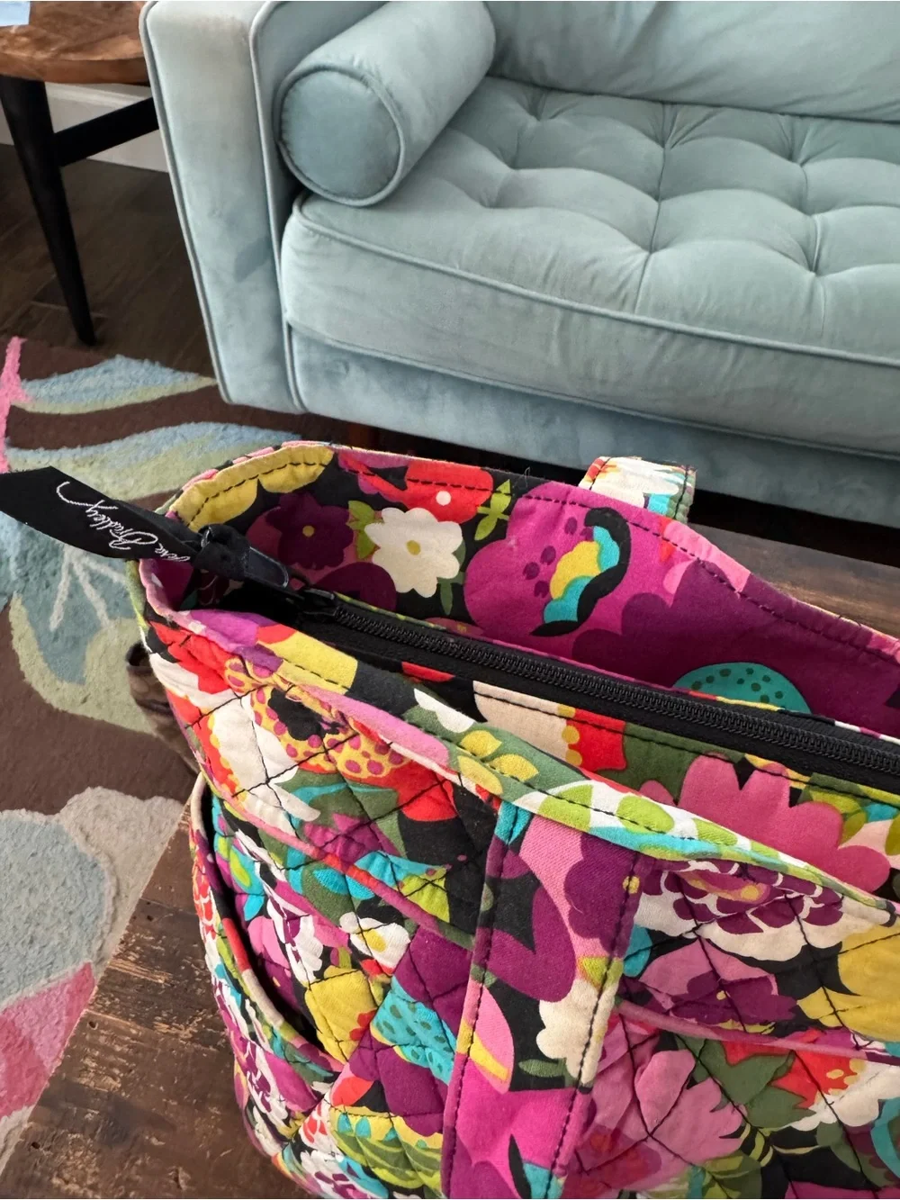 Vera Bradley vibrant quilted