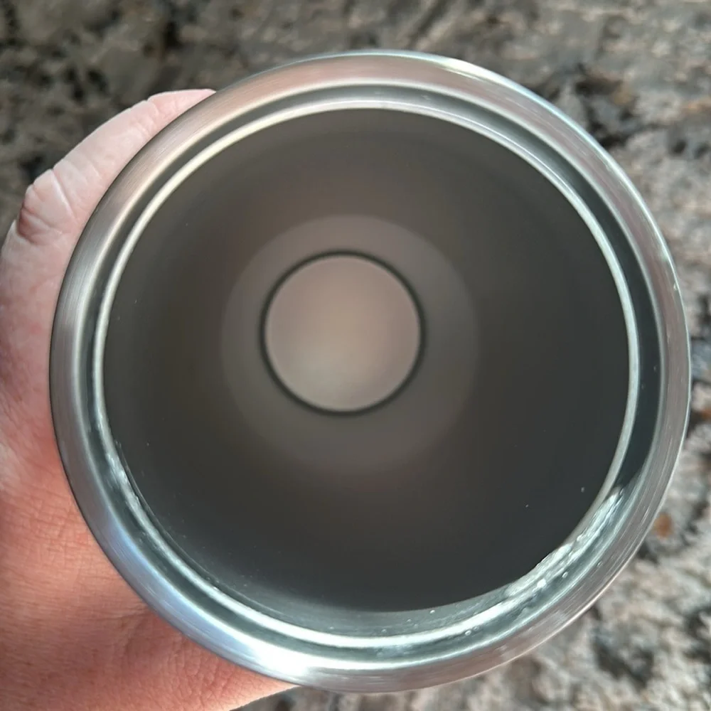 Starbucks Textured Stainless Steel Cold Cup 24OZ Silver Lid