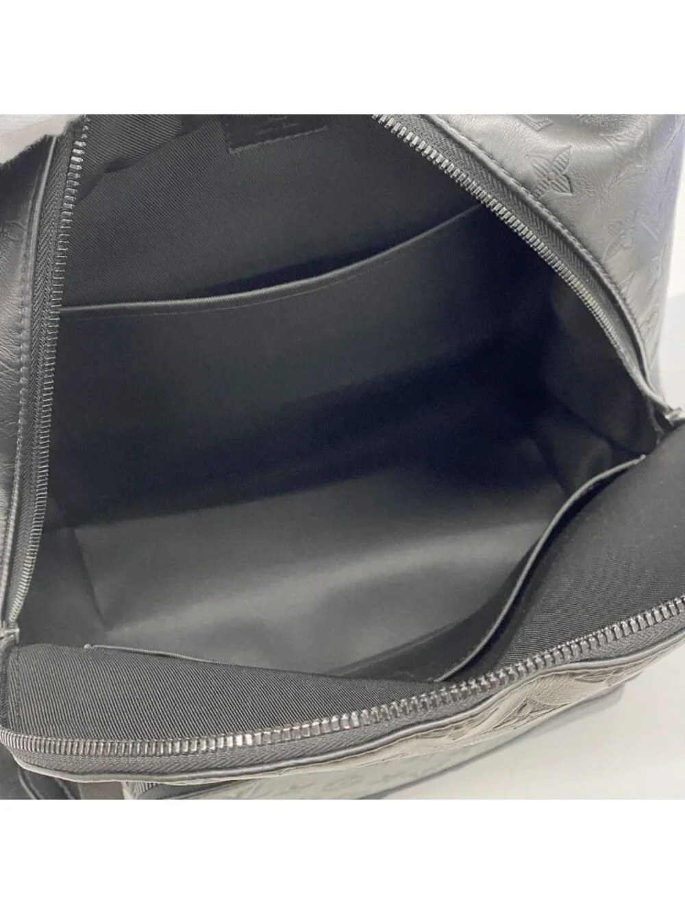 Louis Vuitton Backpack Monogram Shadow Leather Black