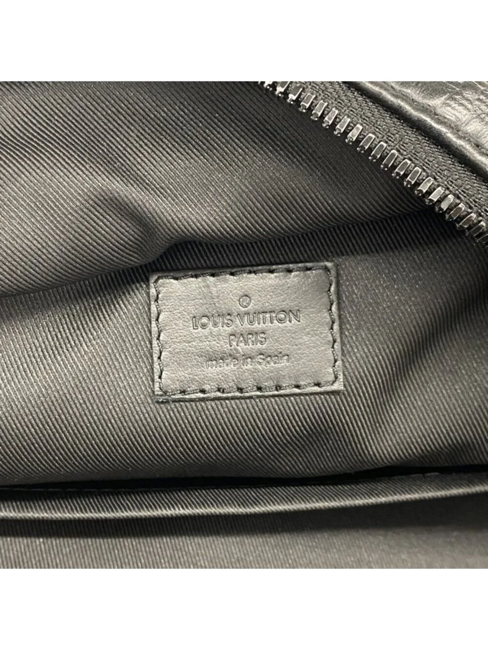 Louis Vuitton Backpack Monogram Shadow Leather Black