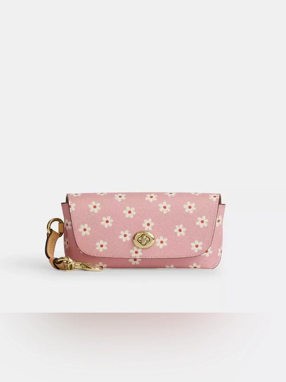 Coach Outlet Sunglass Case With Floral Print
