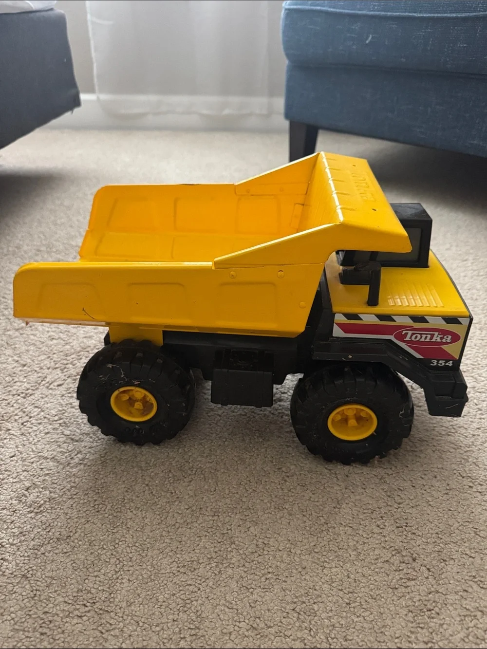 Tonka Yellow and Black Dump Truck Toy