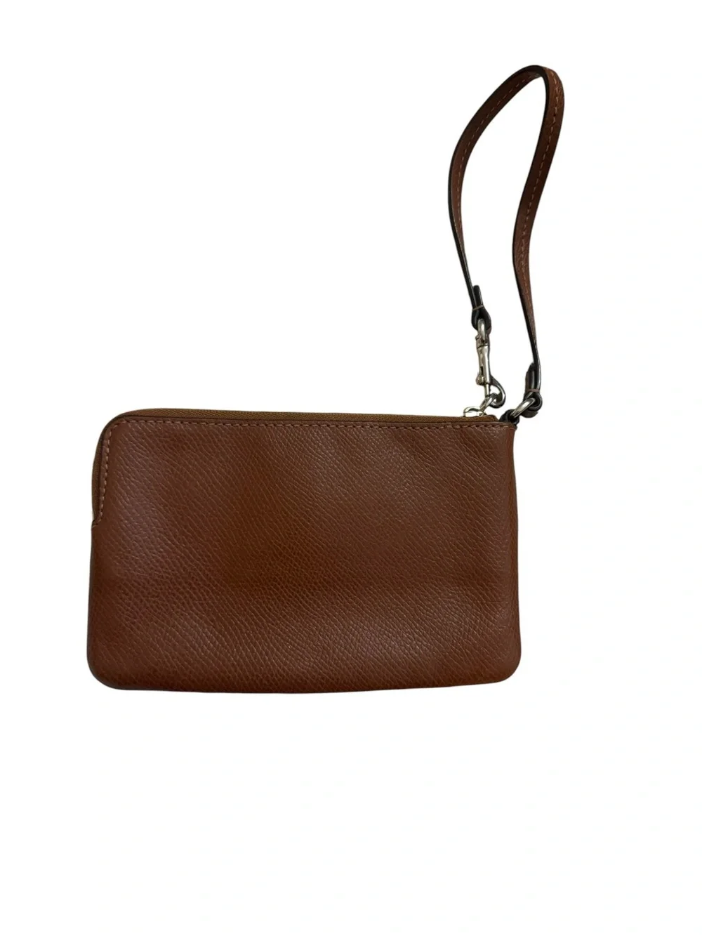 Coach Brown Leather Wristlet