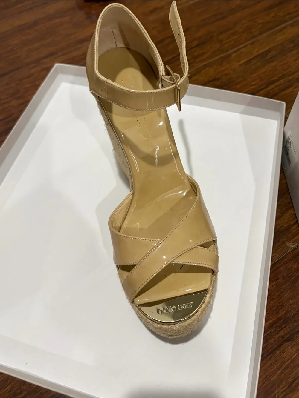 Jimmy Choo open upper design