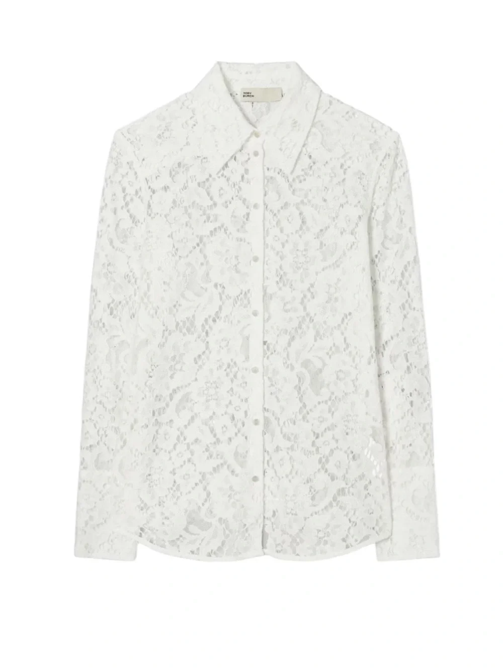 Tory Burch CUFFED LACE BUTTONDOWN