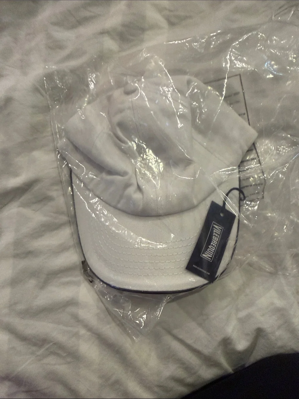 Vilebrequin White Baseball Cap with Logo Trim