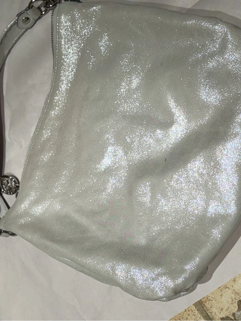 Coach Legacy Poppy Hippie Pocket Hobo Crossbody Shoulder Limited Edition White