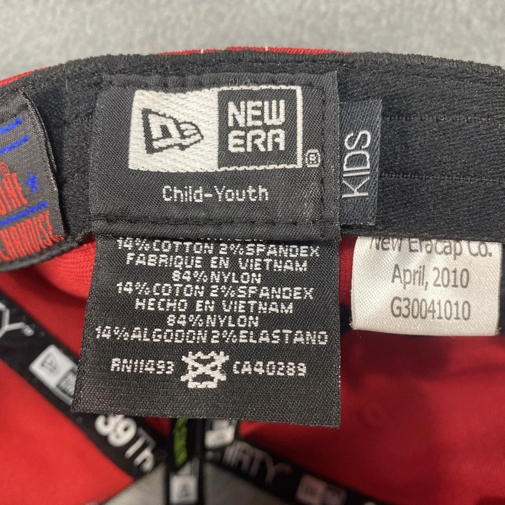 St Louis Cardinals Baseball Hat Youth Kids New Era 39Thirty Red 2010