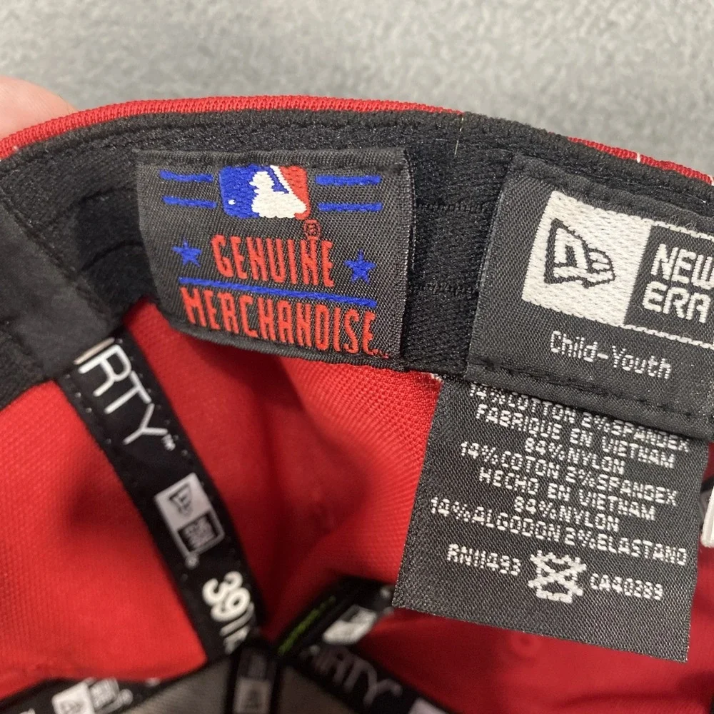 St Louis Cardinals Baseball Hat Youth Kids New Era 39Thirty Red 2010
