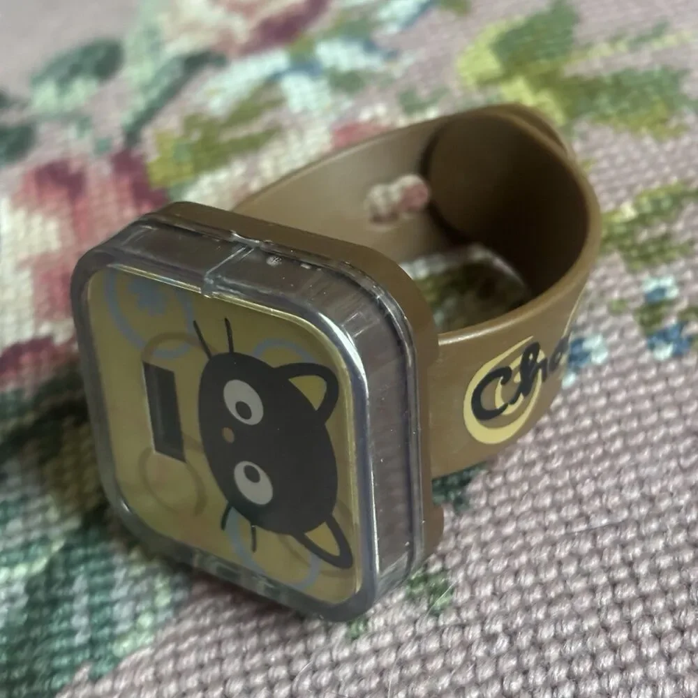 Vtg Y2k Hello Kitty HTF ChocoCat Black Cat Child's Wrist watch McDonalds HTF