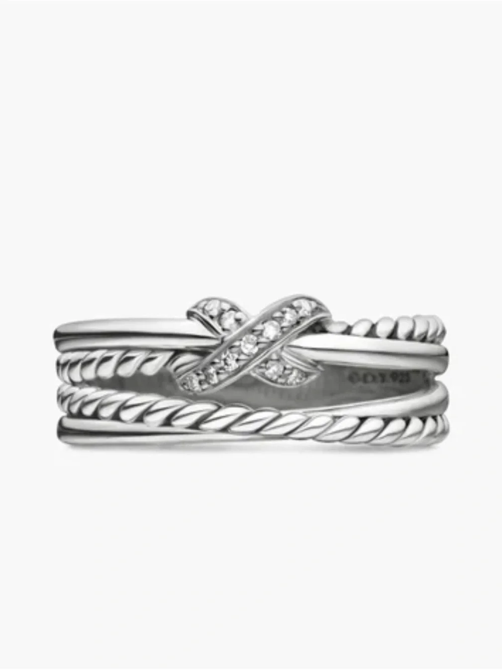 David Yurman X Crossover Band Ring