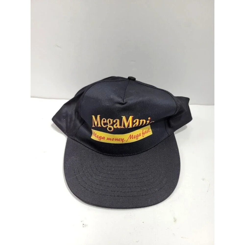 RARE Vintage MegaMania Mega Money / Mega Fast Snapback Hat
