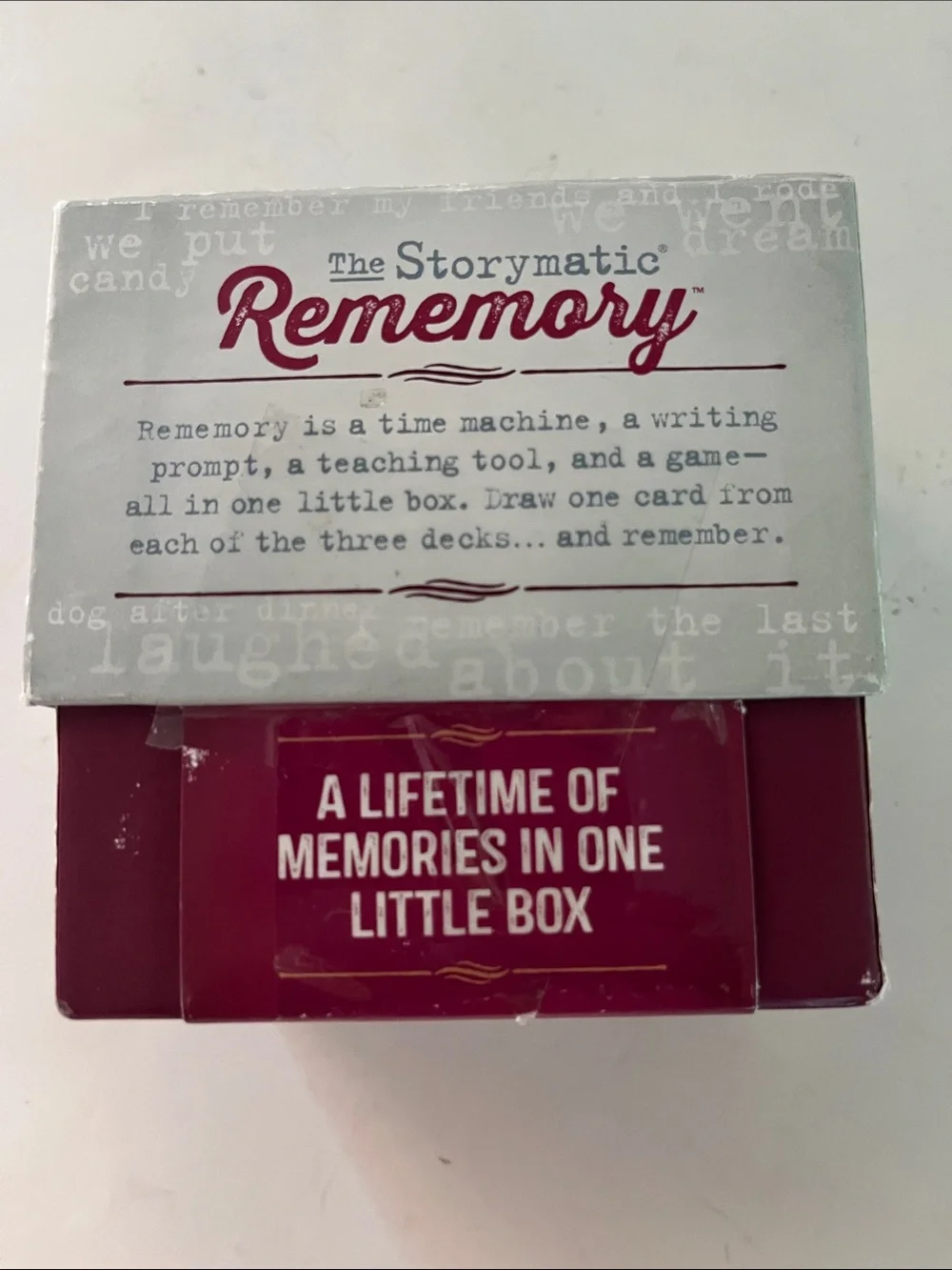 Remember Storymatic card game