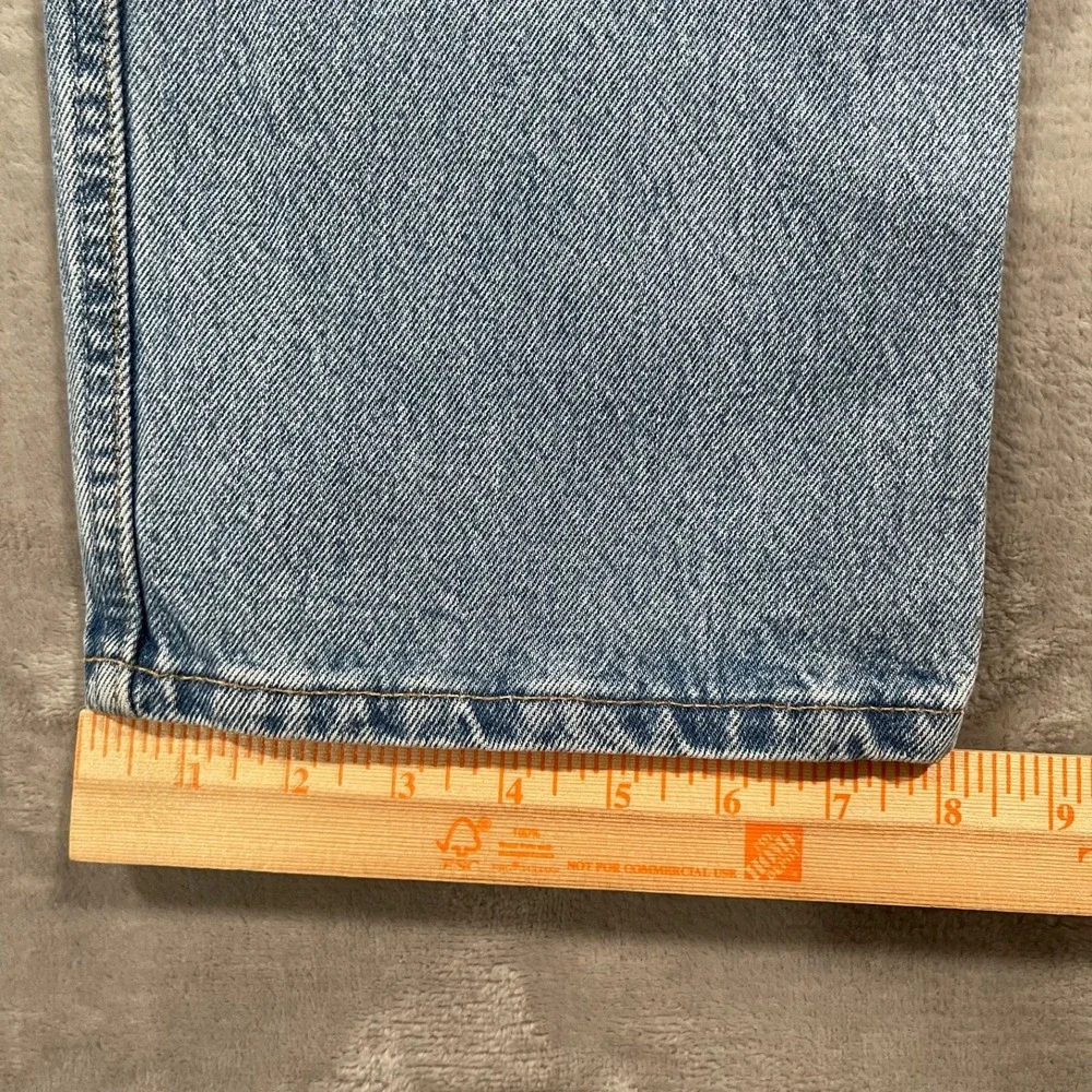 Vintage Levis 501 Jeans Mens 36x32 Blue Button Fly Made in USA Denim Light Wash