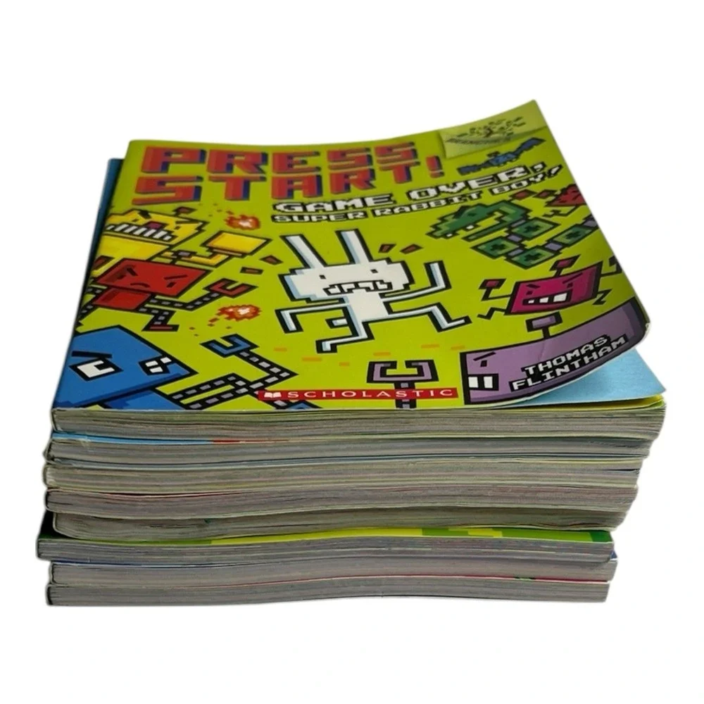 Press Start!  Paparback book set Books set 8 Thomas Flintham Scholastic Graphic