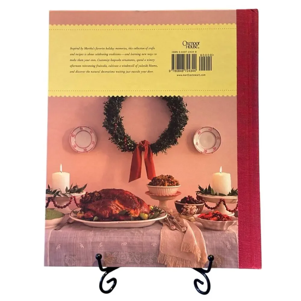 VTG 2001 Christmas with Martha Stewart Living, Crafts & Recipes, HC