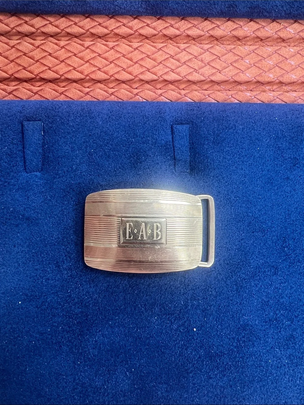 Monogrammed Tiffany & Co Belt Buckle -