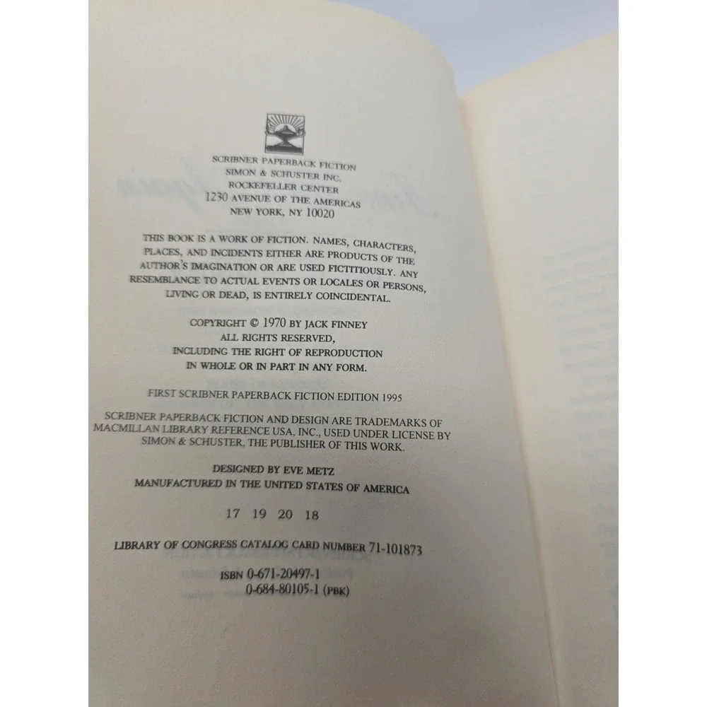 Time and Again by Jack Finney (1995, Trade Paperback)