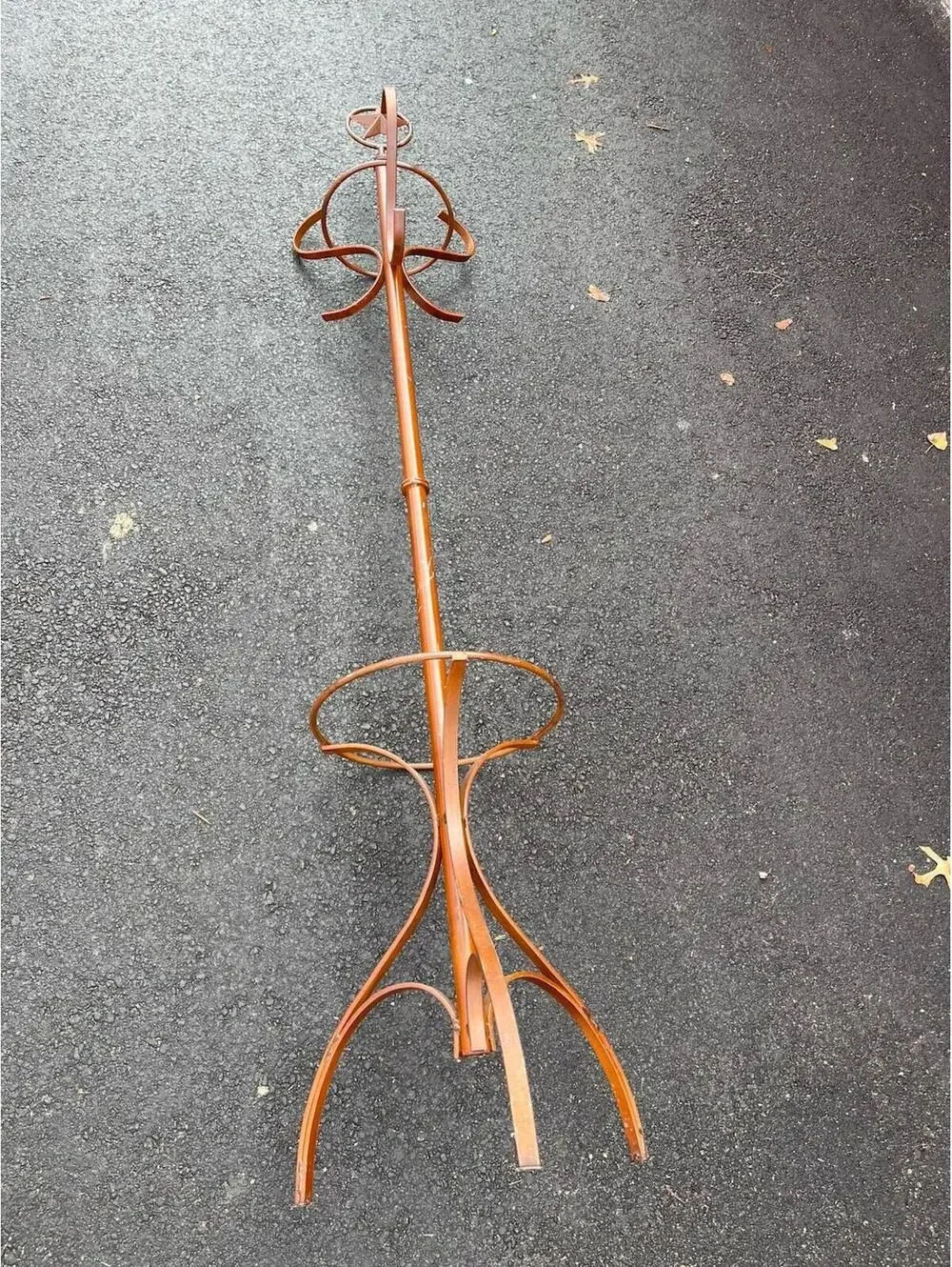 Vintage Iron Coat Rack Hat Stand Lone Star Western Texas Style Floor