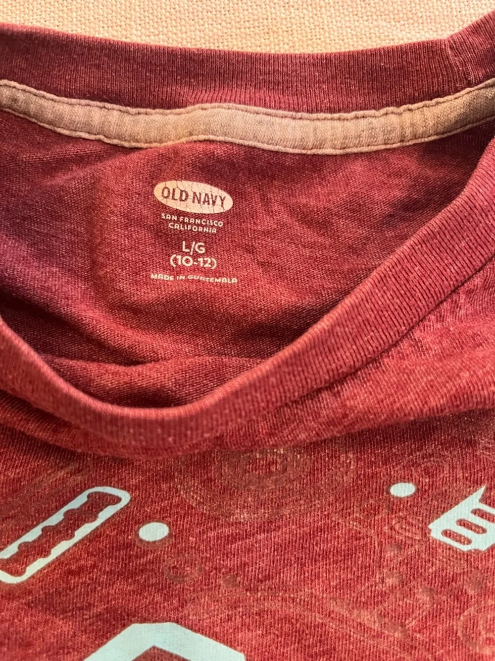 Old Navy casual text
