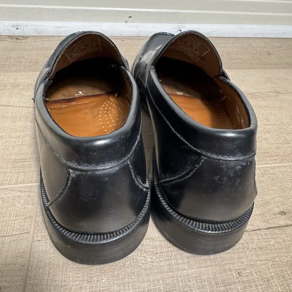 Sebago Mens 8.5 Classic Penny Loafer Black Leather Handsewn Luxury Goodyear Welt