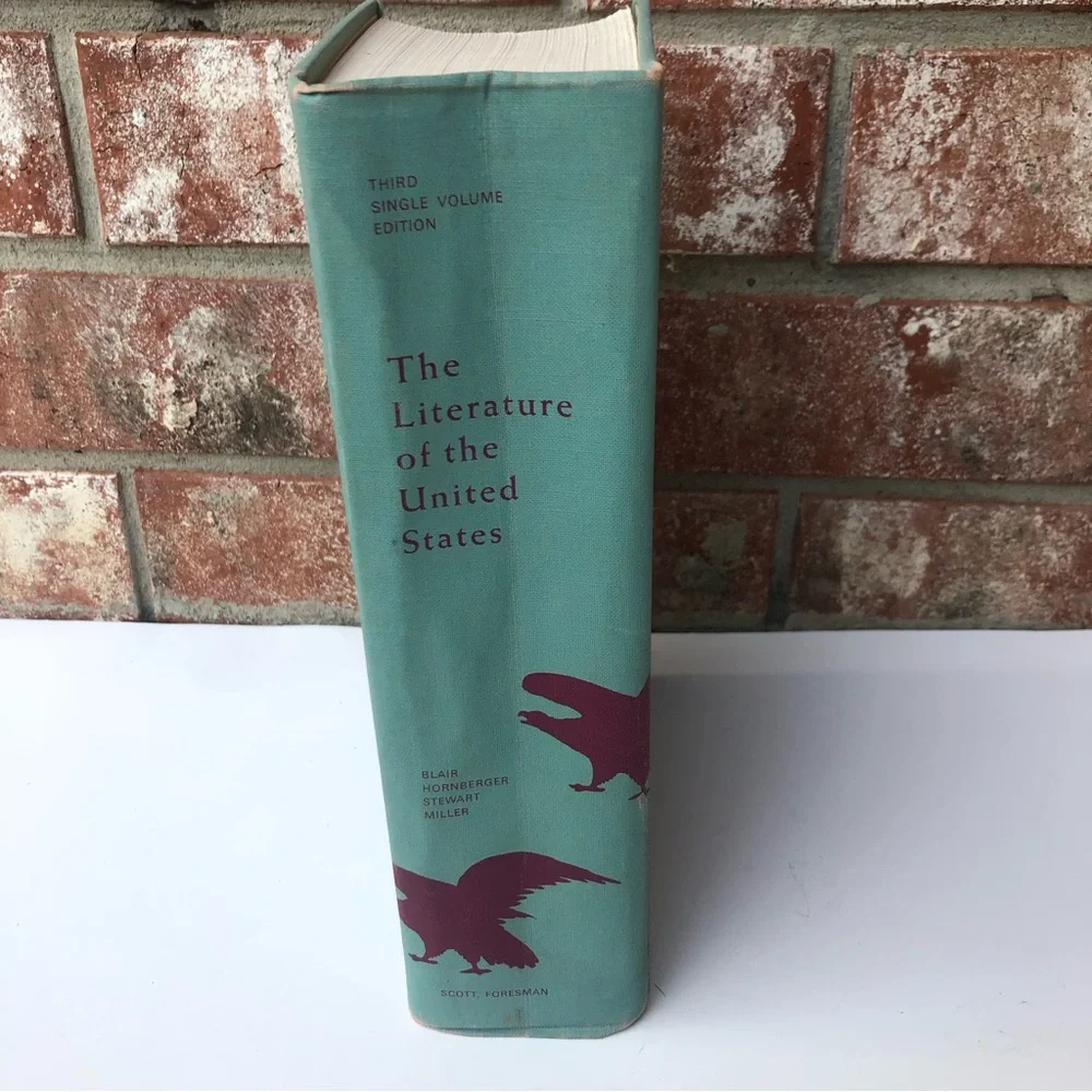 The Literature of the United States 3rd Single Volume Edition Vintage Hardcover