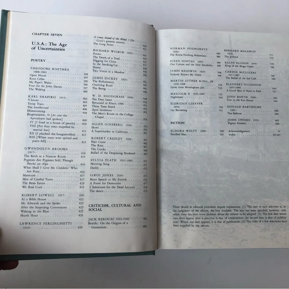The Literature of the United States 3rd Single Volume Edition Vintage Hardcover