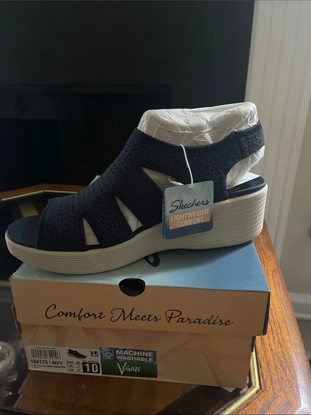 Sheckers footbed cushioned lift
