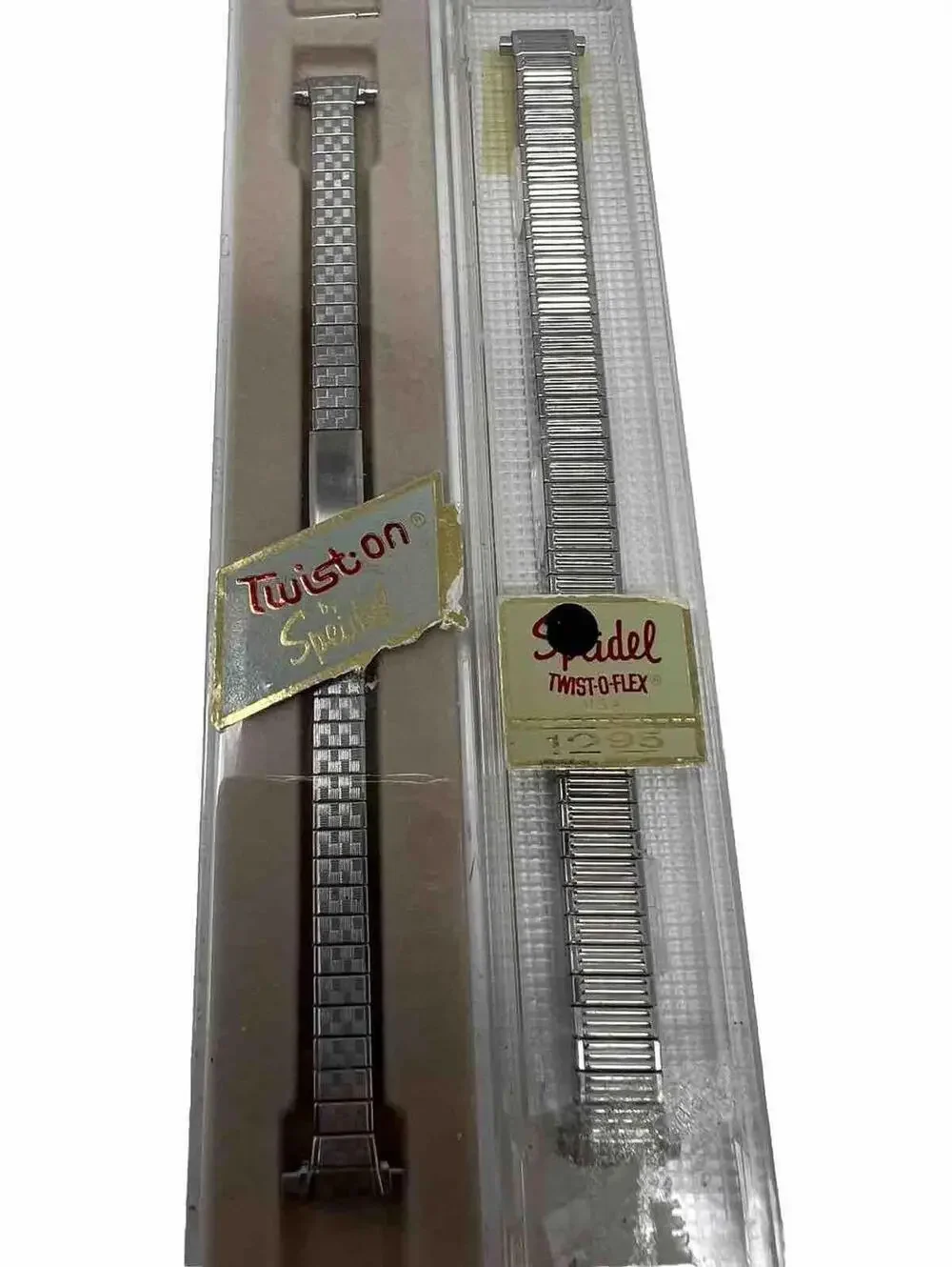 Lot of 2 Vintage Speidel Twist-O-Flex Watch Bands  New Old Stock NOS