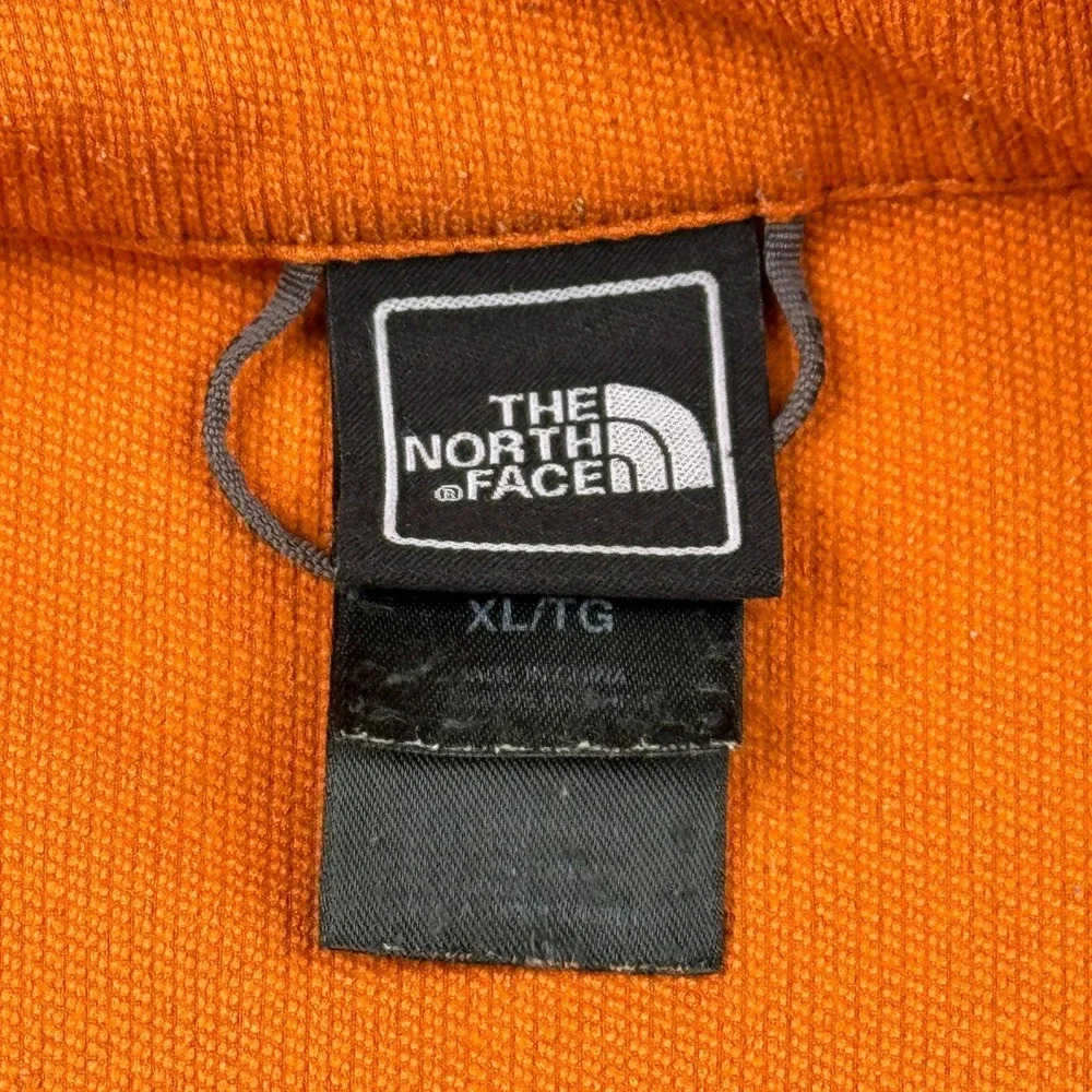 The North Face Jacket Mens XL Orange Gray Apex Bionic Full Zip Softshell Outdoor