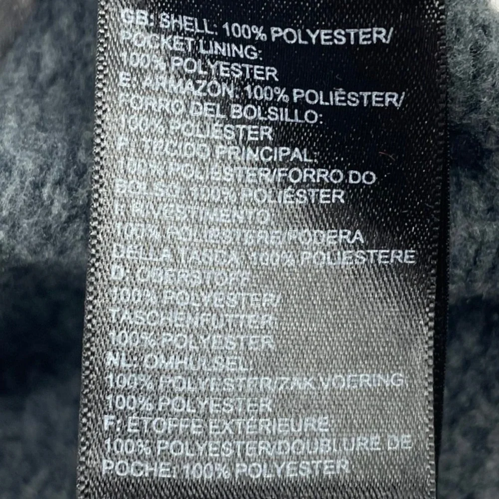 The North Face Fleece Jacket Gordon Lyons Small Gray Good