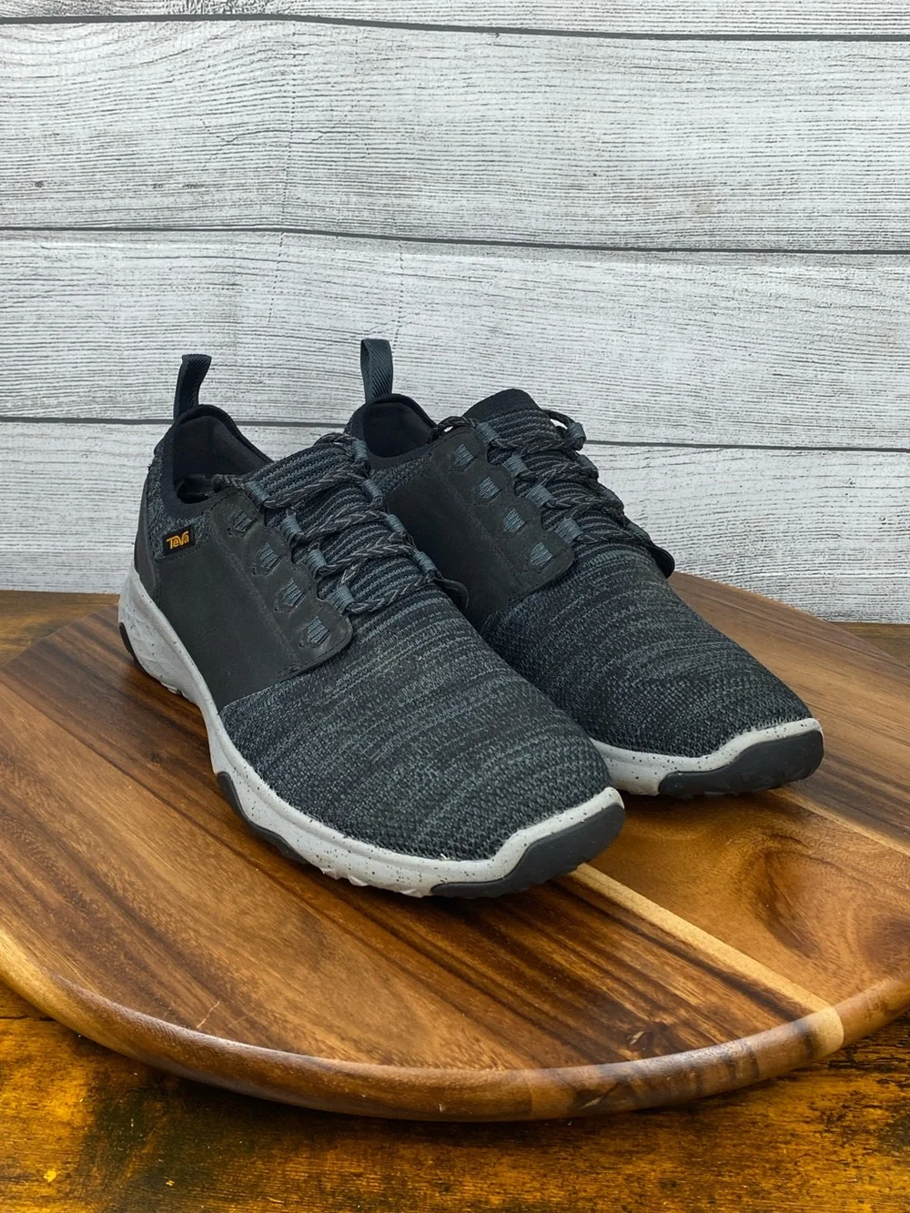 TEVA Men’s Arrowhead 2 Knit Black Grey Outdoors Shoe 1099331 Sneaker Size 13