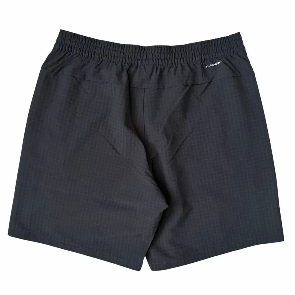 The North Face Tekware Grid Shorts FlashDry DWR Black Long NWT New Sz LARGE