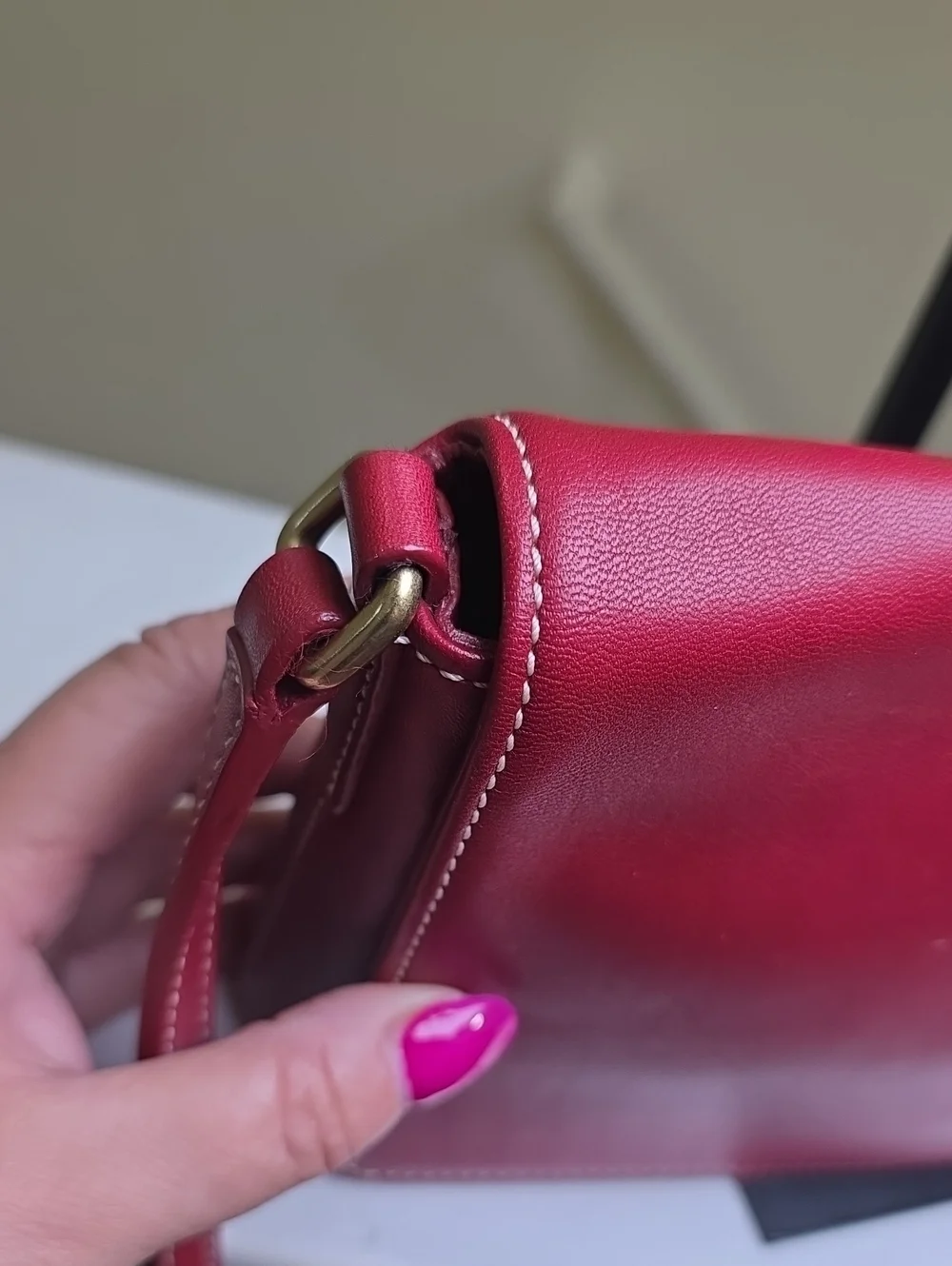 Coach authentic red