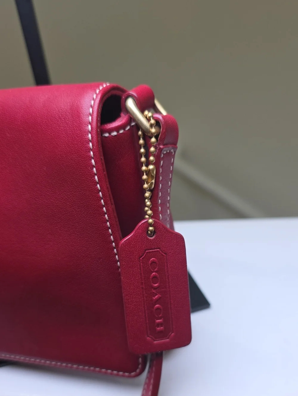 Coach authentic red