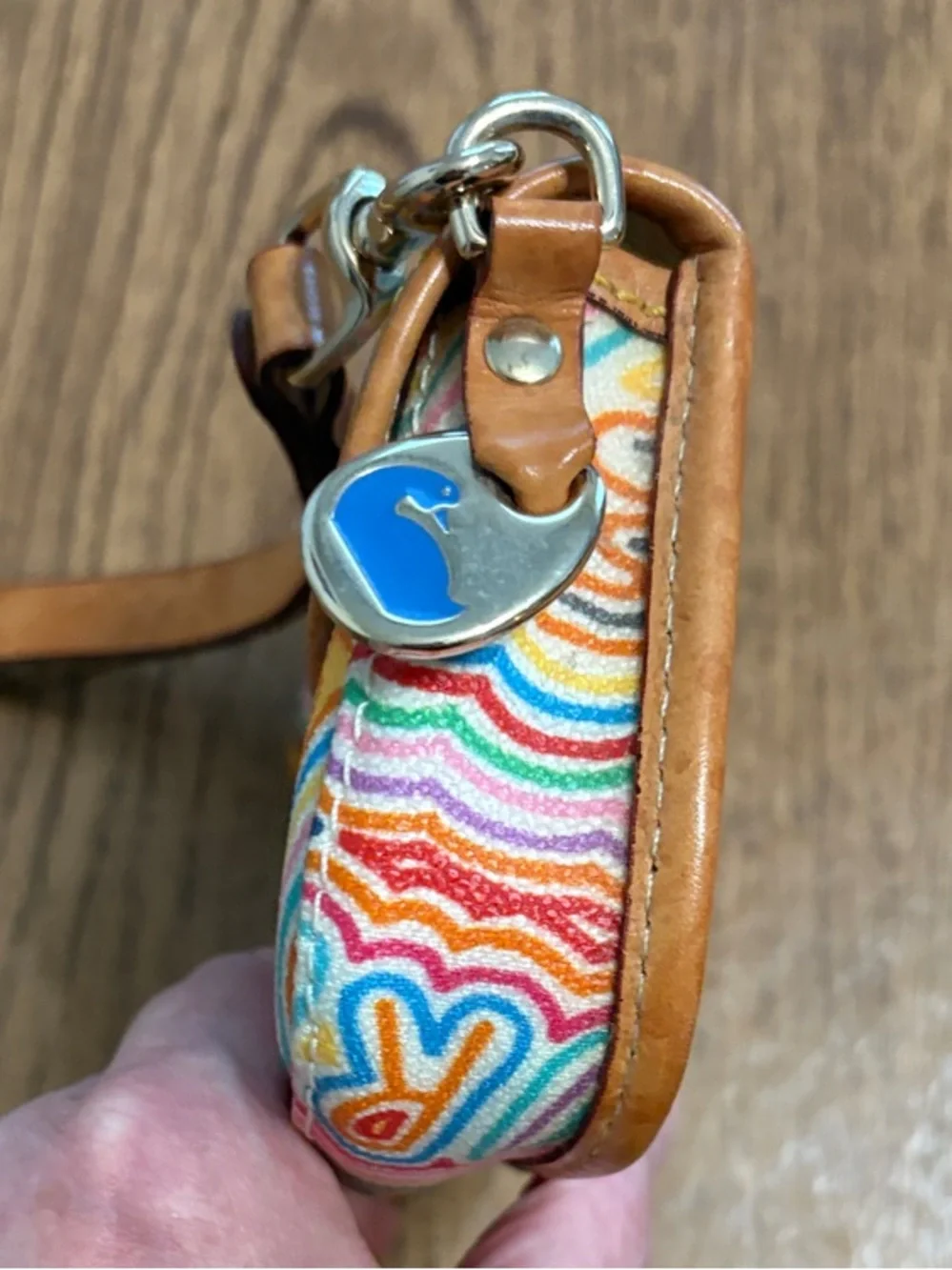 Colorful Dooney & Bourke Wristlet Clutch