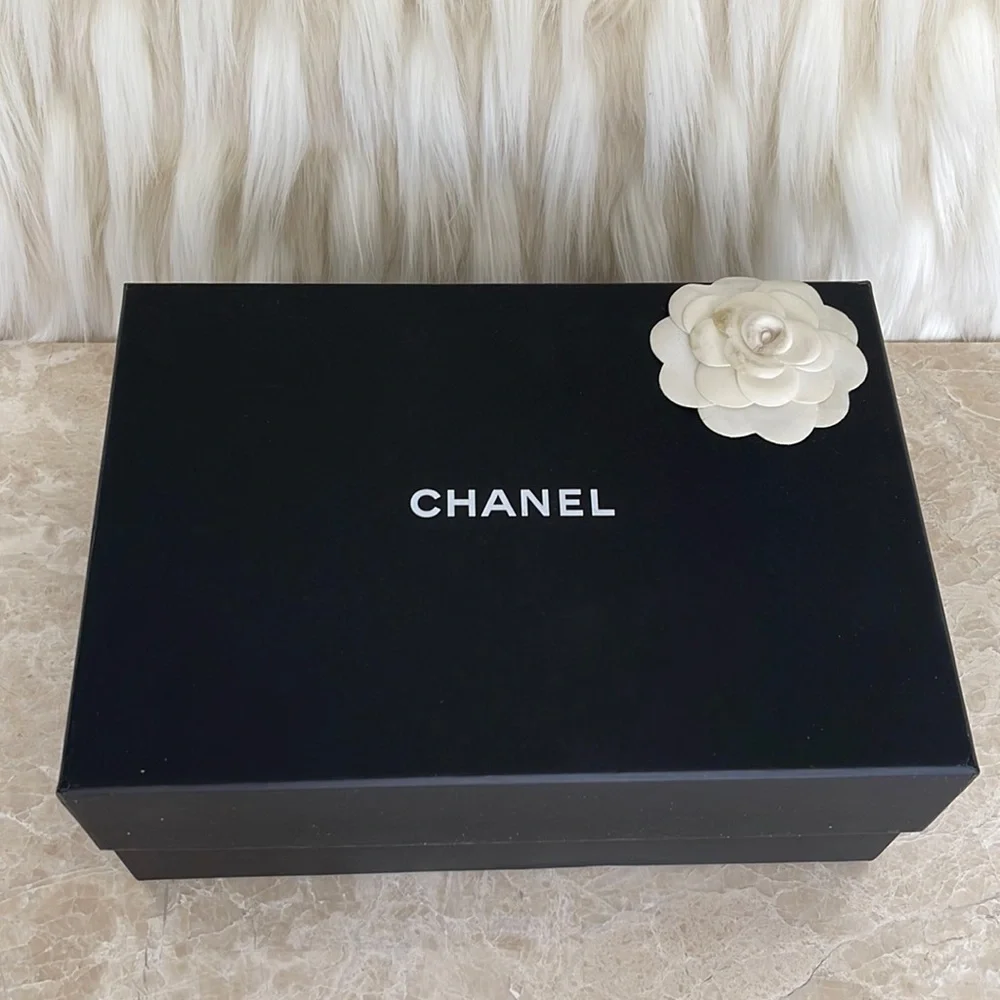 CHANEL lamb leather
