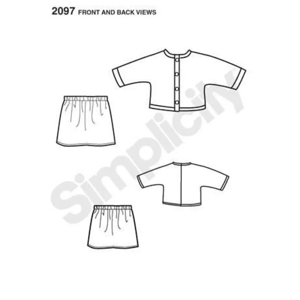 Simplicity Sewing‎ Pattern 2097 Doll Clothes 18