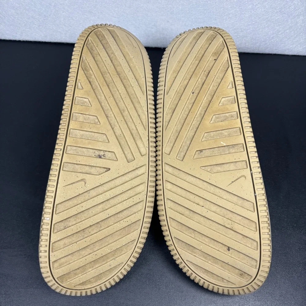 Nike Calm Slide Sandals FD4116-200 Sesame Men's Size 12 Women's 13 Slip On Shoes
