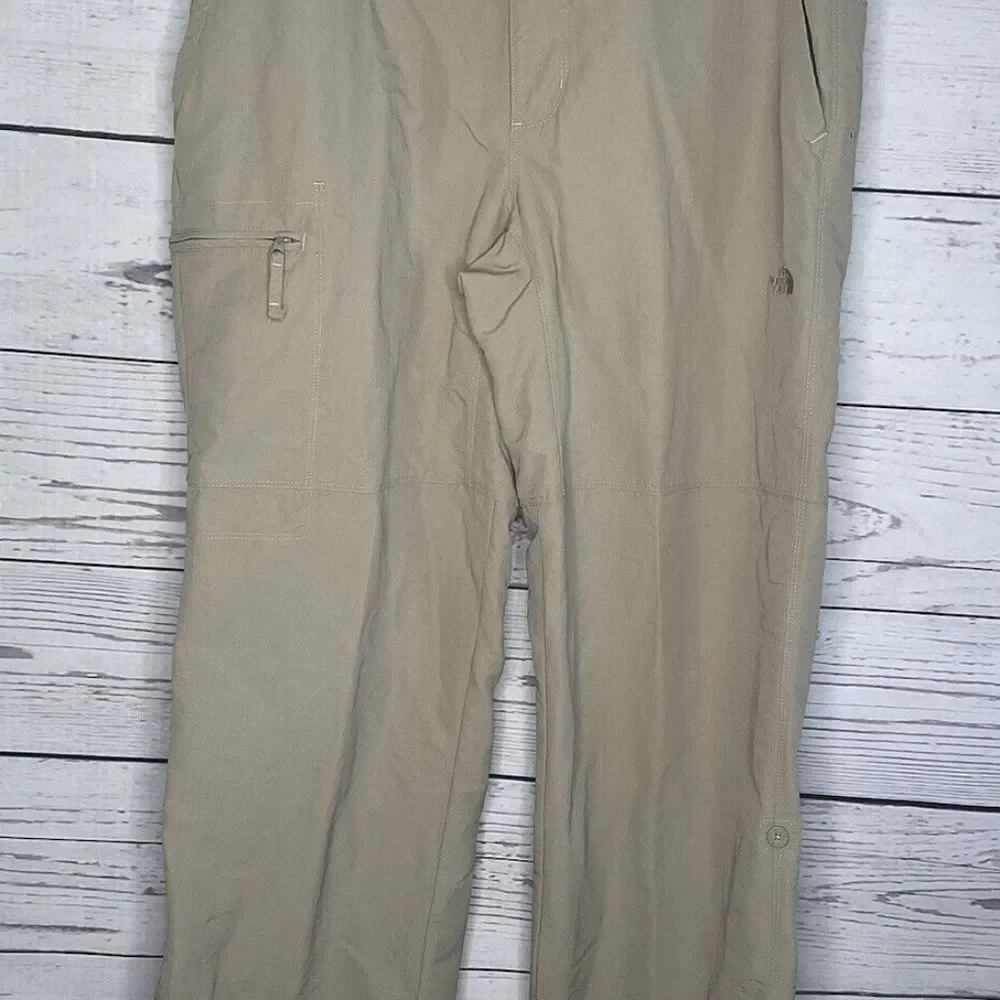 The North Face‎ Mens Gray Nylon Hiking Outdoors Fishing Straight Pants Size  36
