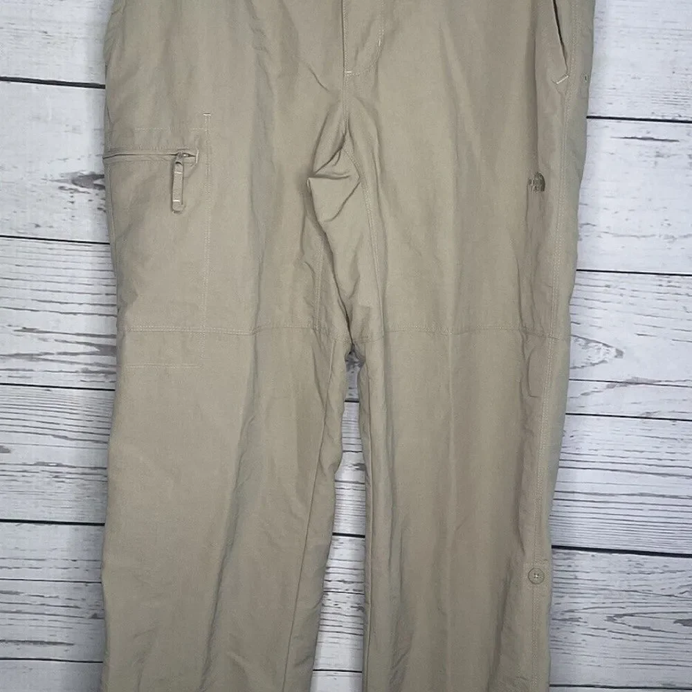 The North Face‎ Mens Gray Nylon Hiking Outdoors Fishing Straight Pants Size  36